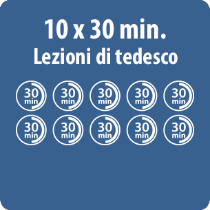 Lezioni di tedesco online: 10 lezioni di 30 minuti